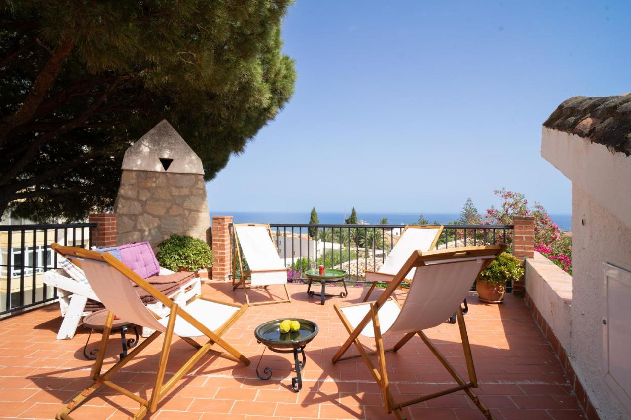 Casa Ancladero Big Rooftop Terrace, 2 Bedroom Guesthouse W Garden And View Fuengirola Exterior foto
